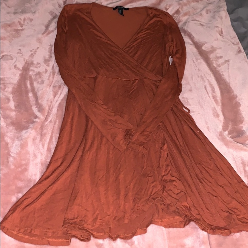Rust colored dress